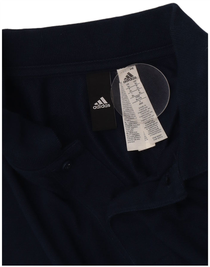 Adidas Herren Poloshirt XL Marineblau