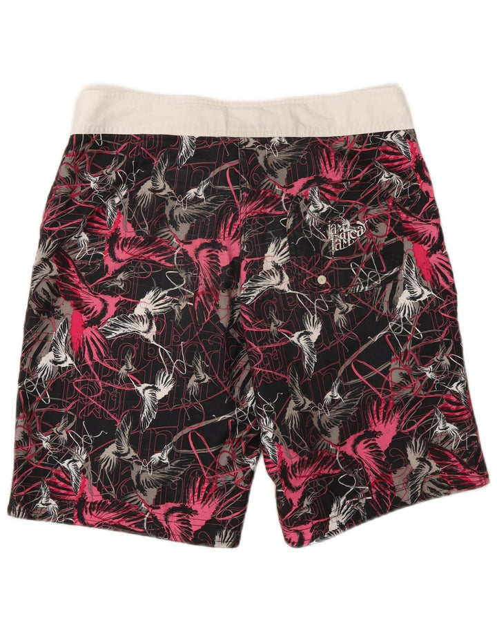 PUMA Damen Badeshorts mit abstraktem Muster, UK 8, Größe S, Mehrfarbig