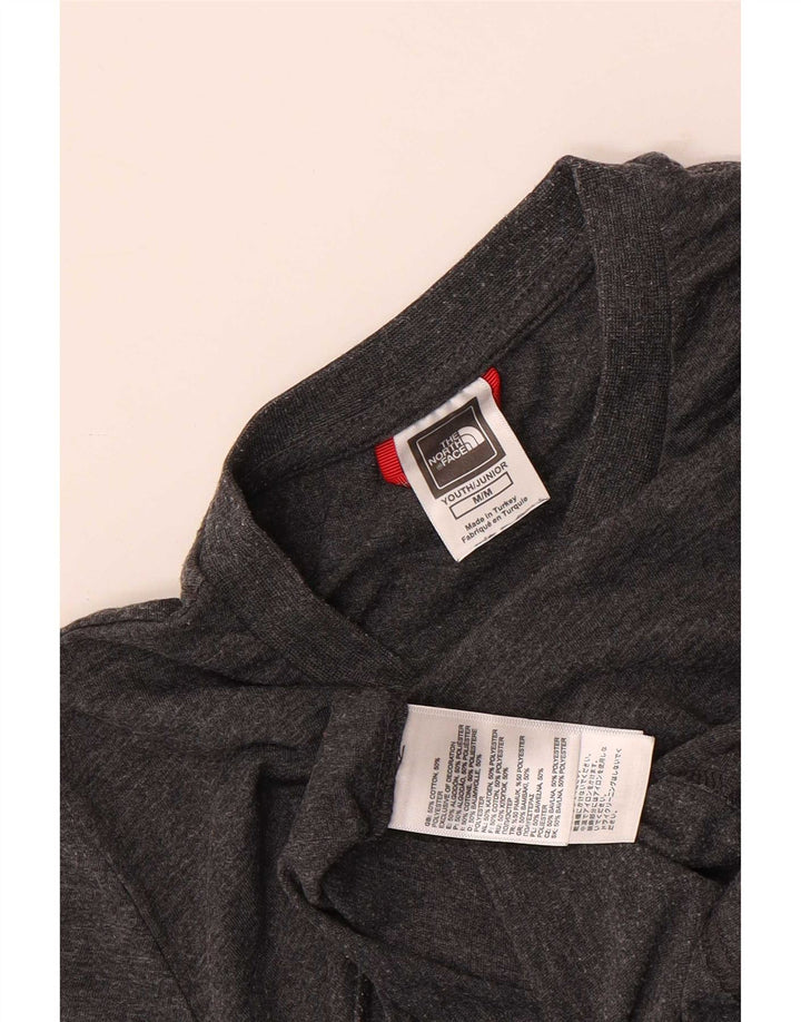 The North Face T-Shirt-Oberteil für Jungen, 9–10 Jahre, mittelgraue Baumwolle