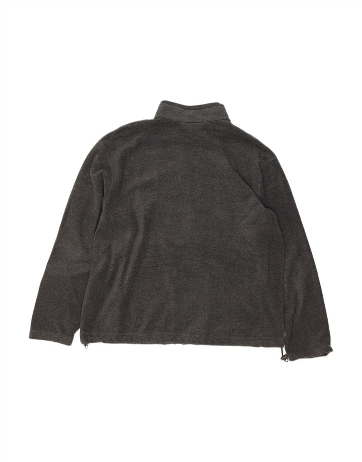 COLUMBIA Mens Fleece Jacket UK 42 XL Grey Polyester