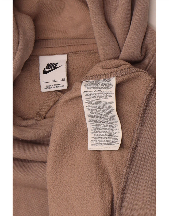 Nike Herren Hoodie Pullover XL Grau Baumwolle