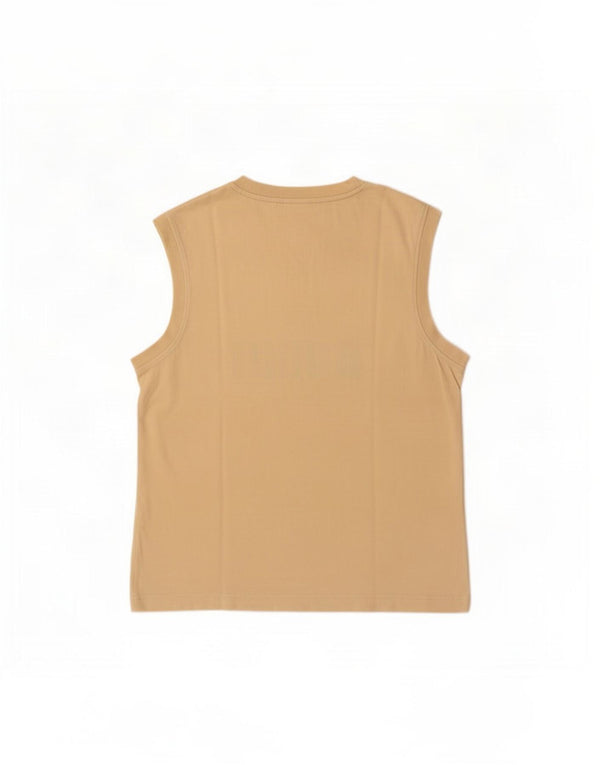 Puma Boys Graphic Vest Top 15-16 Jahre XL Gelbe Baumwolle