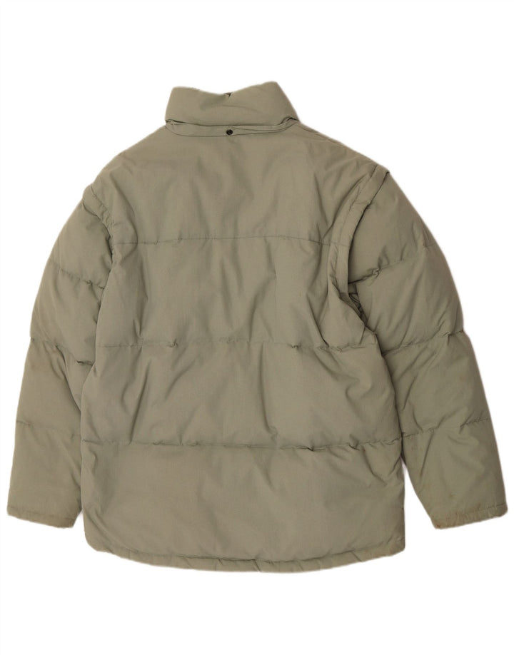 Fila Herren-Jacke mit Kapuze, gepolstert, Größe 40, Grün