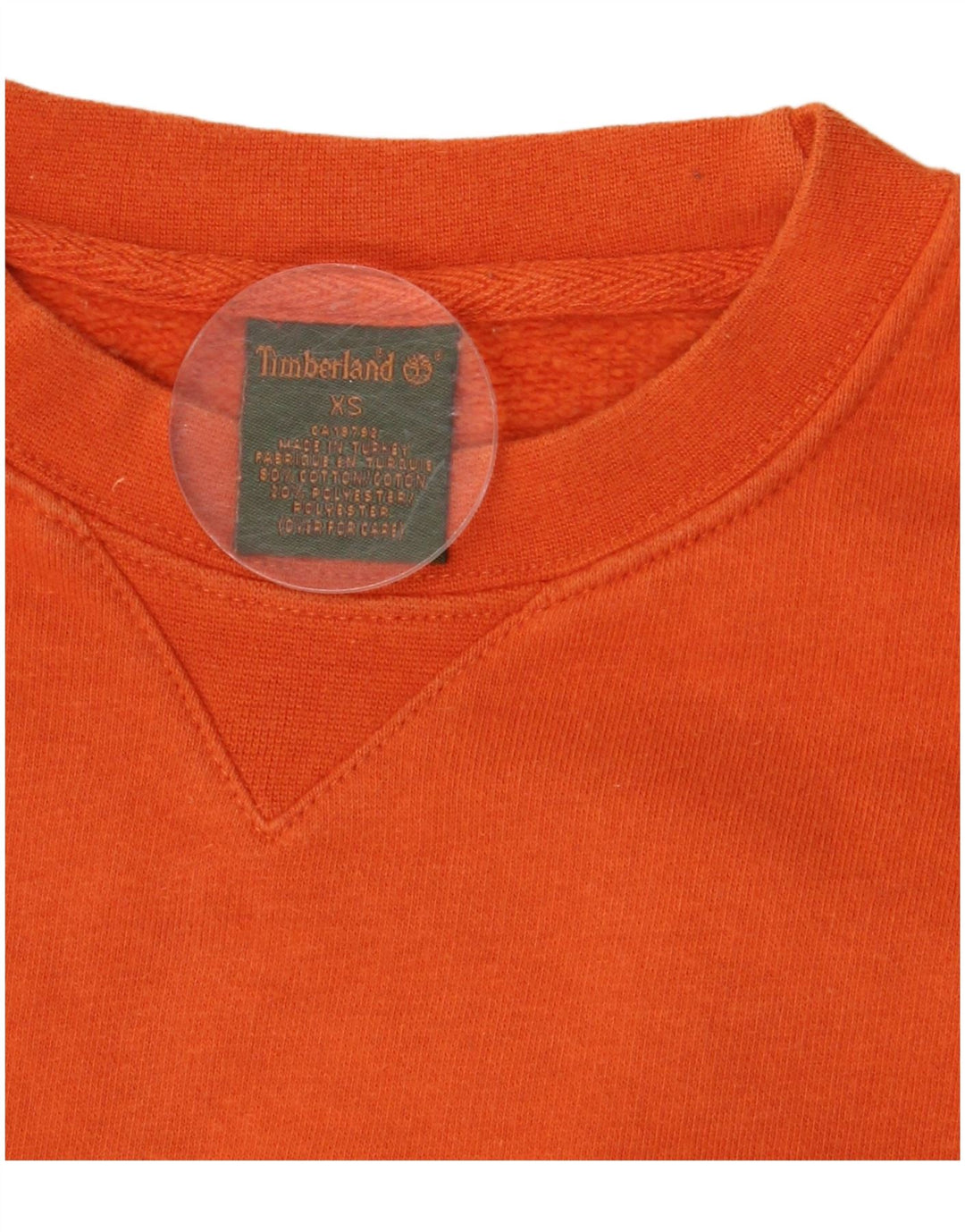 Timberland Herren Sweatshirt Pullover XS Orange Baumwolle
