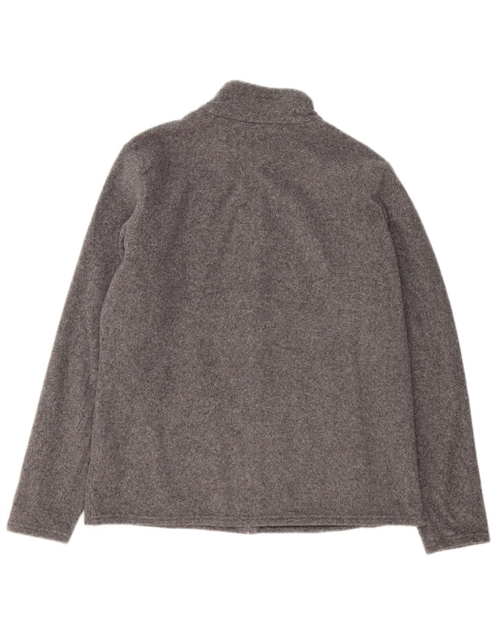 Marks & Spencer Damen-Trainingsanzug-Top-Jacke, UK 16, Größe L, grau gefleckt