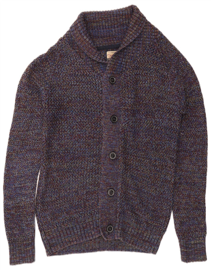 Petrol Industries Herren-Strickjacke, mittelgroß, Marineblau meliert