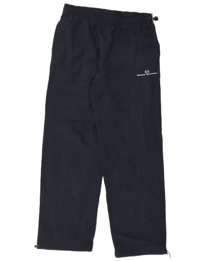 Sergio Tacchini Herren-Trainingshose, groß, marineblau, Polyester