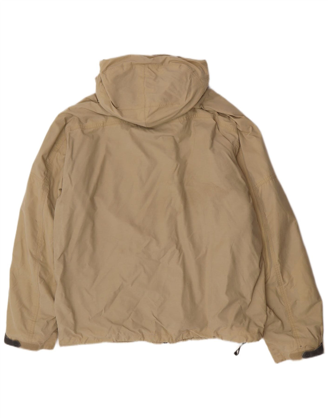 Timberland Herren-Windbreakerjacke mit Kapuze, UK 42, XL, Beige, Polyester