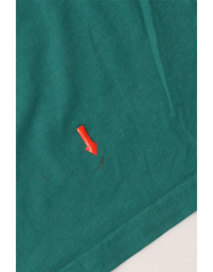 Crew Clothing Herren-T-Shirt aus mittelgrüner Baumwolle