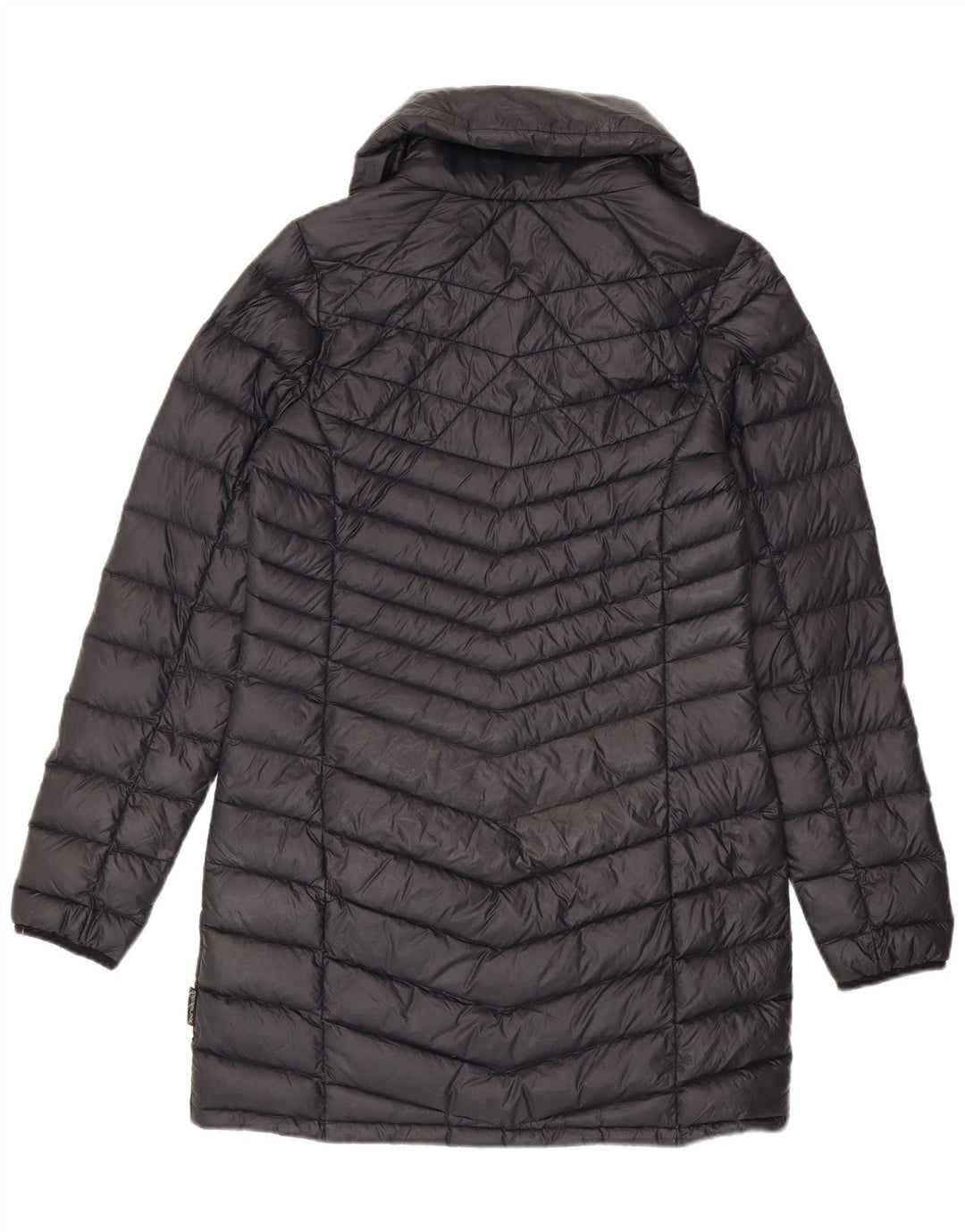 Jack Wolfskin Damen Wattierter Mantel UK 8/10 Small Grau Polyamid