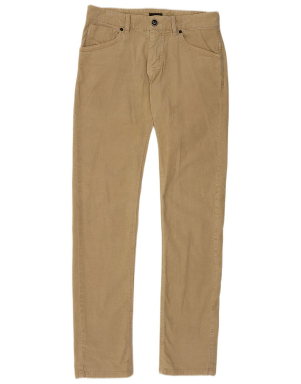 Gaudi Damen gerade Cordhose IT 44 Medium W30 L33 Beige Baumwolle
