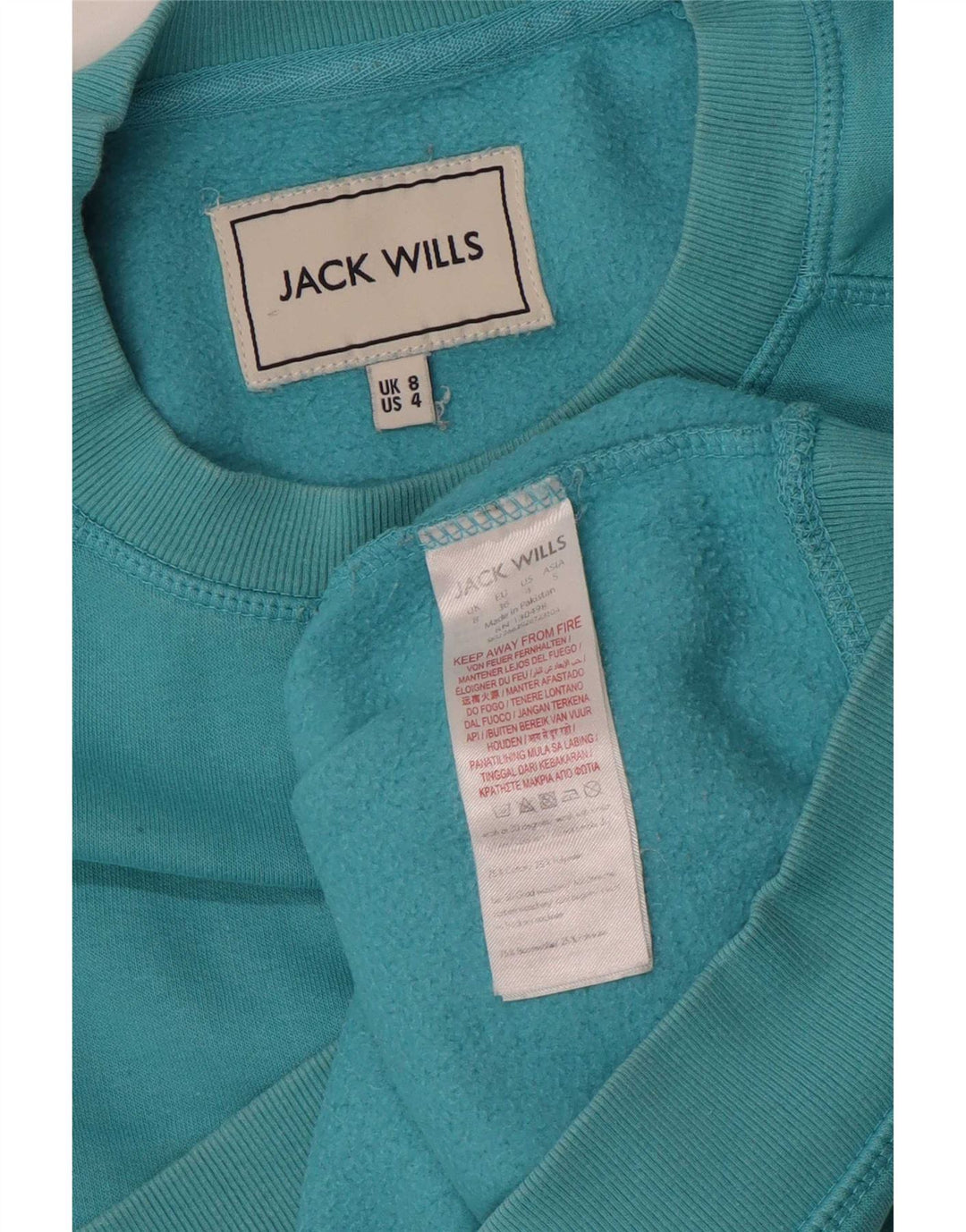 Jack Wills Damen-Sweatshirt in Übergröße, Größe S, Größe S, Blau, Baumwolle