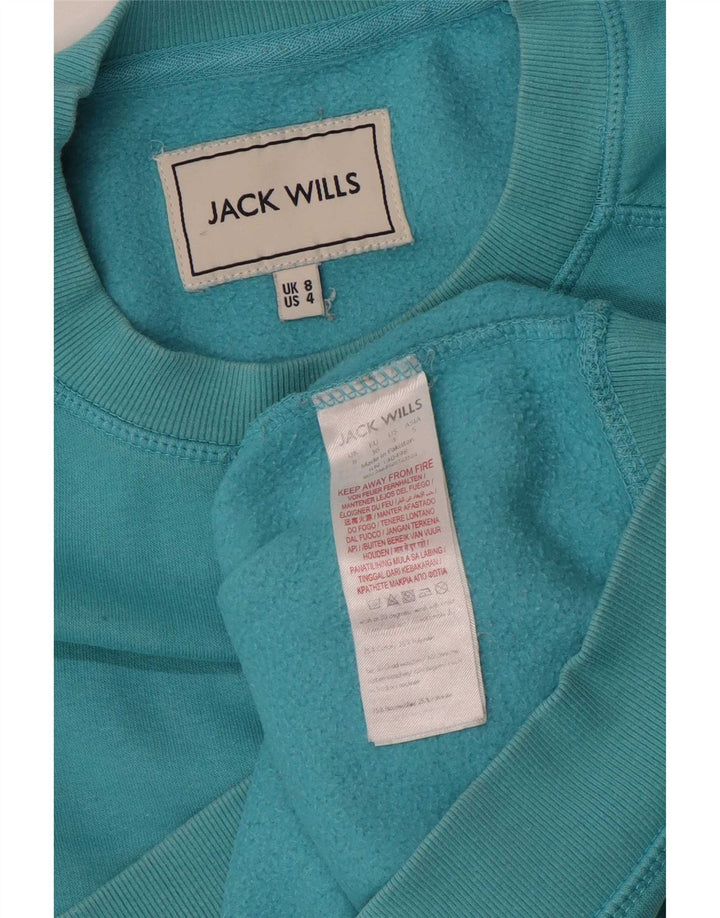 Jack Wills Damen-Sweatshirt in Übergröße, Größe S, Größe S, Blau, Baumwolle