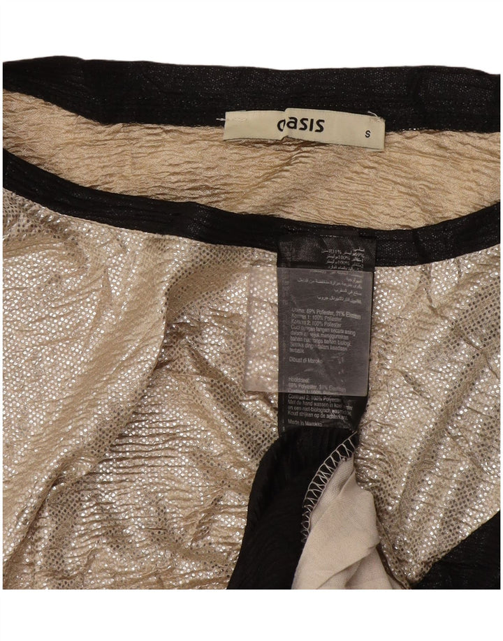 Ärmelloses, übergroßes Blusenoberteil für Damen von Oasis, Gr. 10, Größe S, Goldfarbenblock