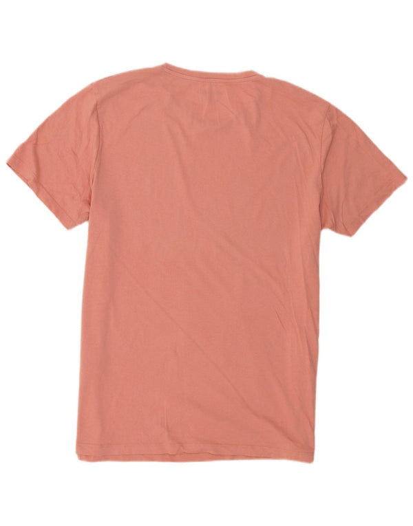 Jack & Jones Herren Grafik T-Shirt Top XL Rosa Baumwolle