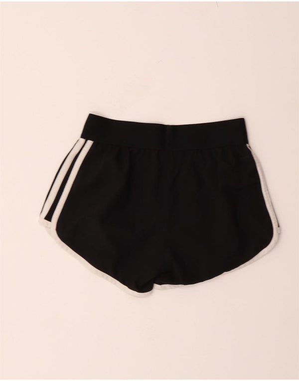 Adidas Sportshorts für Mädchen, 11–12 Jahre, schwarzes Polyester