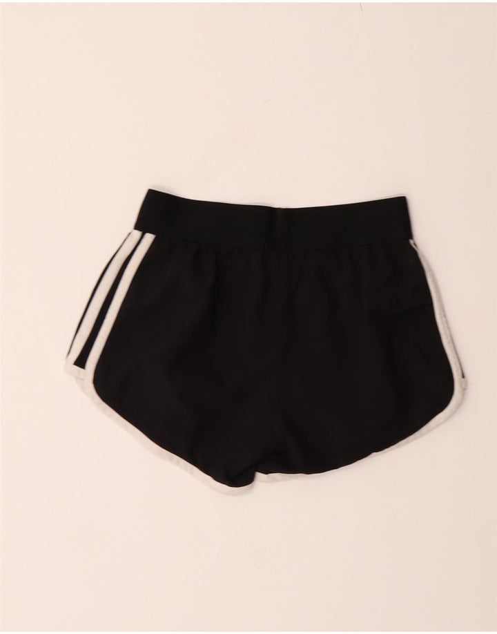 Adidas Sportshorts für Mädchen, 11–12 Jahre, schwarzes Polyester