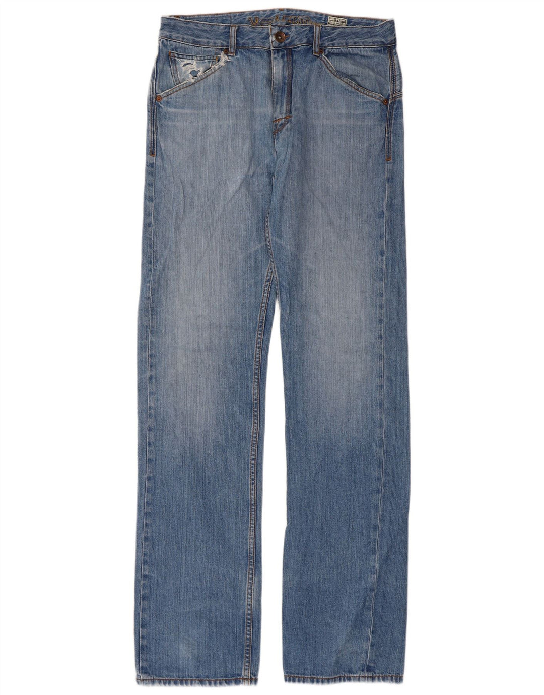 Volcom Herren Straight Jeans W32 L34 Blau