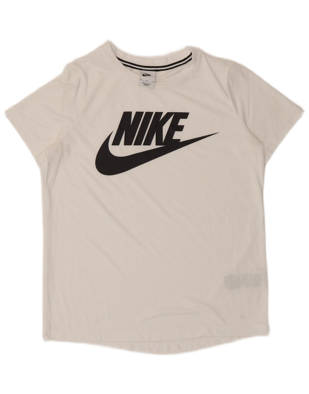 Nike Damen-T-Shirt mit Grafik, UK 14, Mittelweiß, Polyester