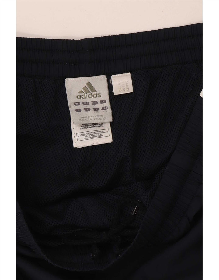 Adidas Herren-Trainingshose, Jogginghose, groß, marineblau, Polyester