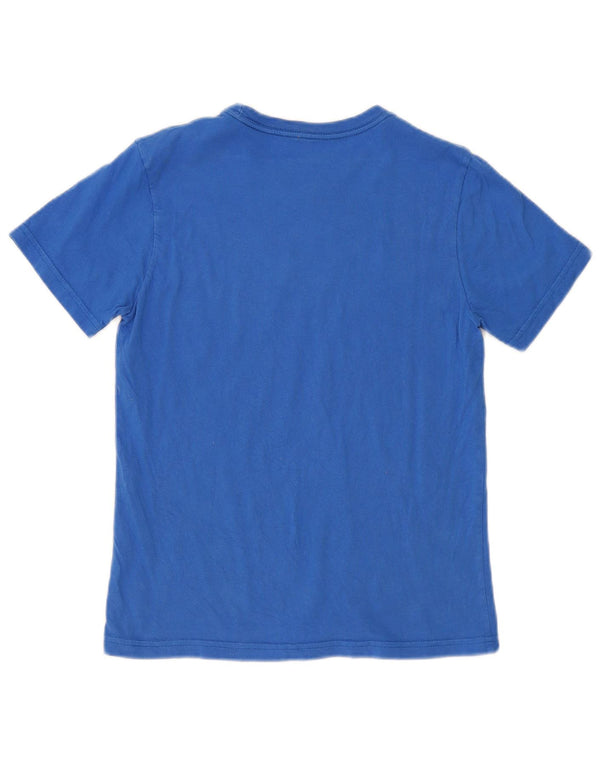 Quiksilver Womens Graphic T-Shirt Top UK 14 Large Blau
