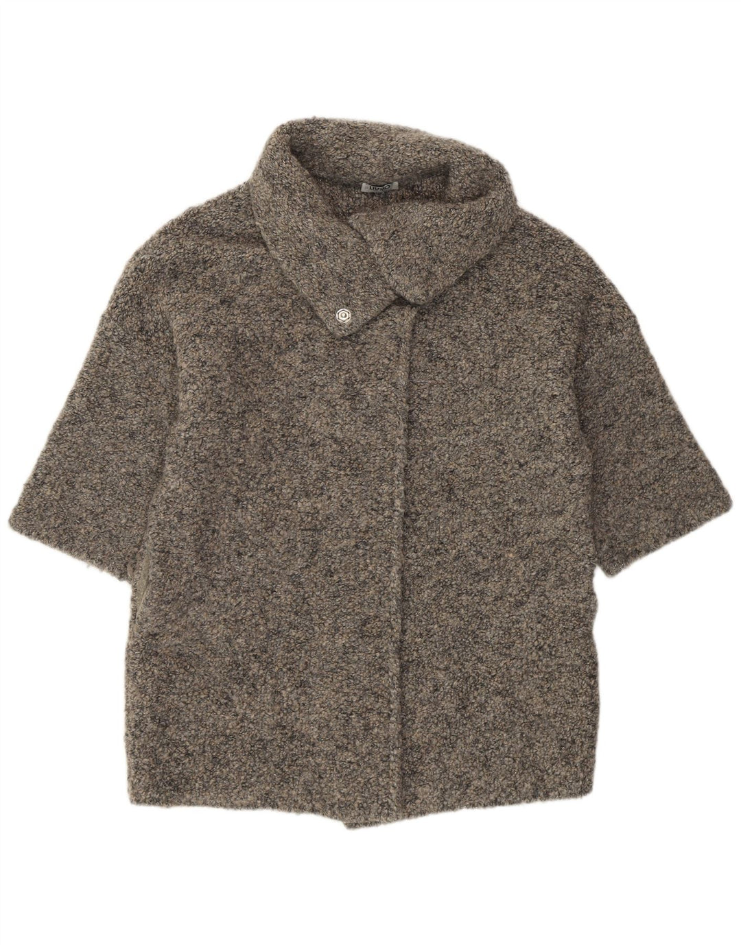 Liu Jo Damen-Strickjacke, übergroß, lang, Gr. 10, Small, Grau, modern