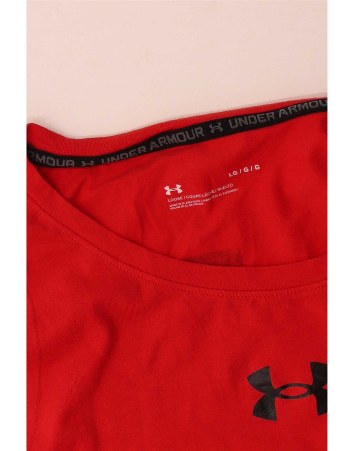 Under Armour Herren Graphic Vest Top Große rote Baumwolle