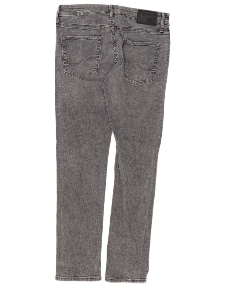 Jack & Jones Herren GLENN Slim Jeans W30 L30 Graue Baumwolle