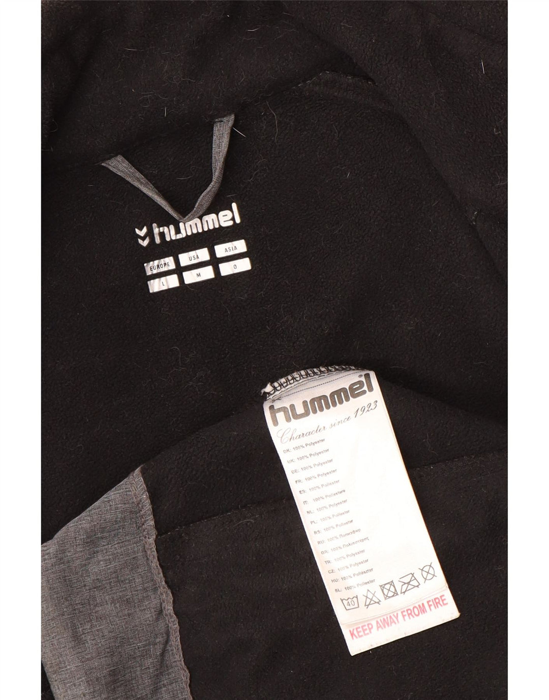 Hummel Herren Graphic Windjacke UK 40 Large Grau Polyester