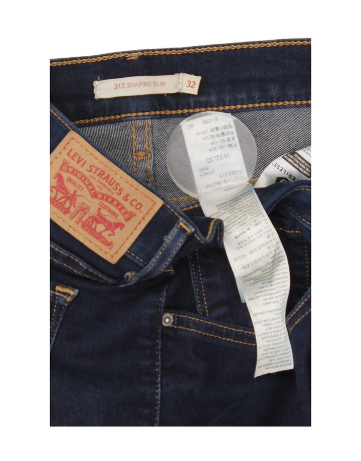 Levi's Damen 312 Shaping Slim Jeans W32 L30 Blaue Baumwolle