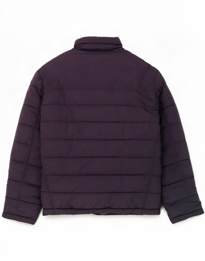 Zara Herren-Jacke mit Kapuze, gepolstert, Größe 42, XL, Marineblau