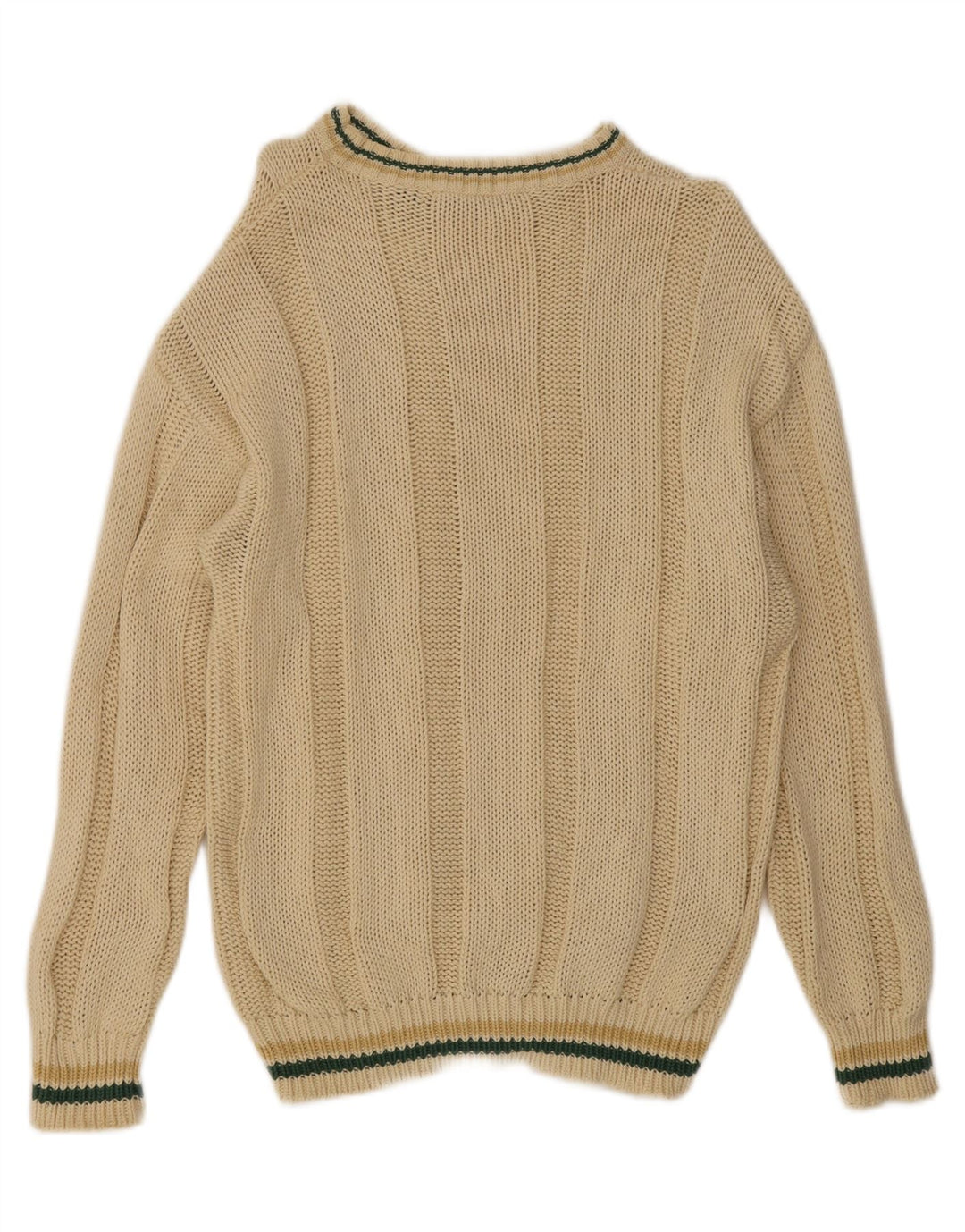 Henry Cottons Herren-Pullover mit U-Boot-Ausschnitt, Größe L, Gelb