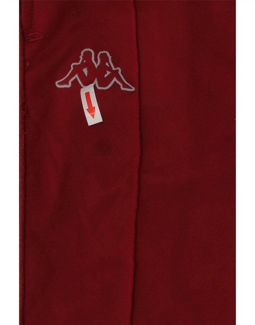 Kappa Herren-Trainingshose mit Grafik, Größe S, Burgunderrot, Polyester