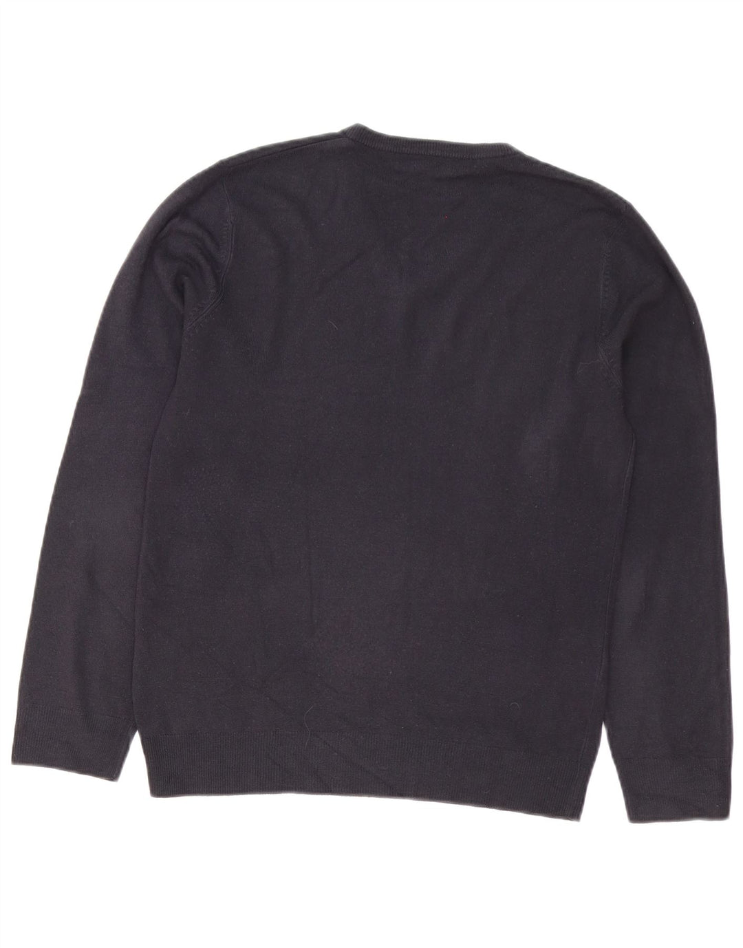 Marks & Spencer Herren Blue Harbor V-Ausschnitt Pullover Pullover Small Navy Acryl