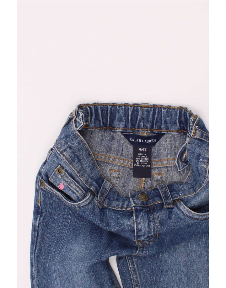 Ralph Lauren Bootcut-Jeans für Jungen, 3–4 Jahre, W20, L16, blaue Baumwolle