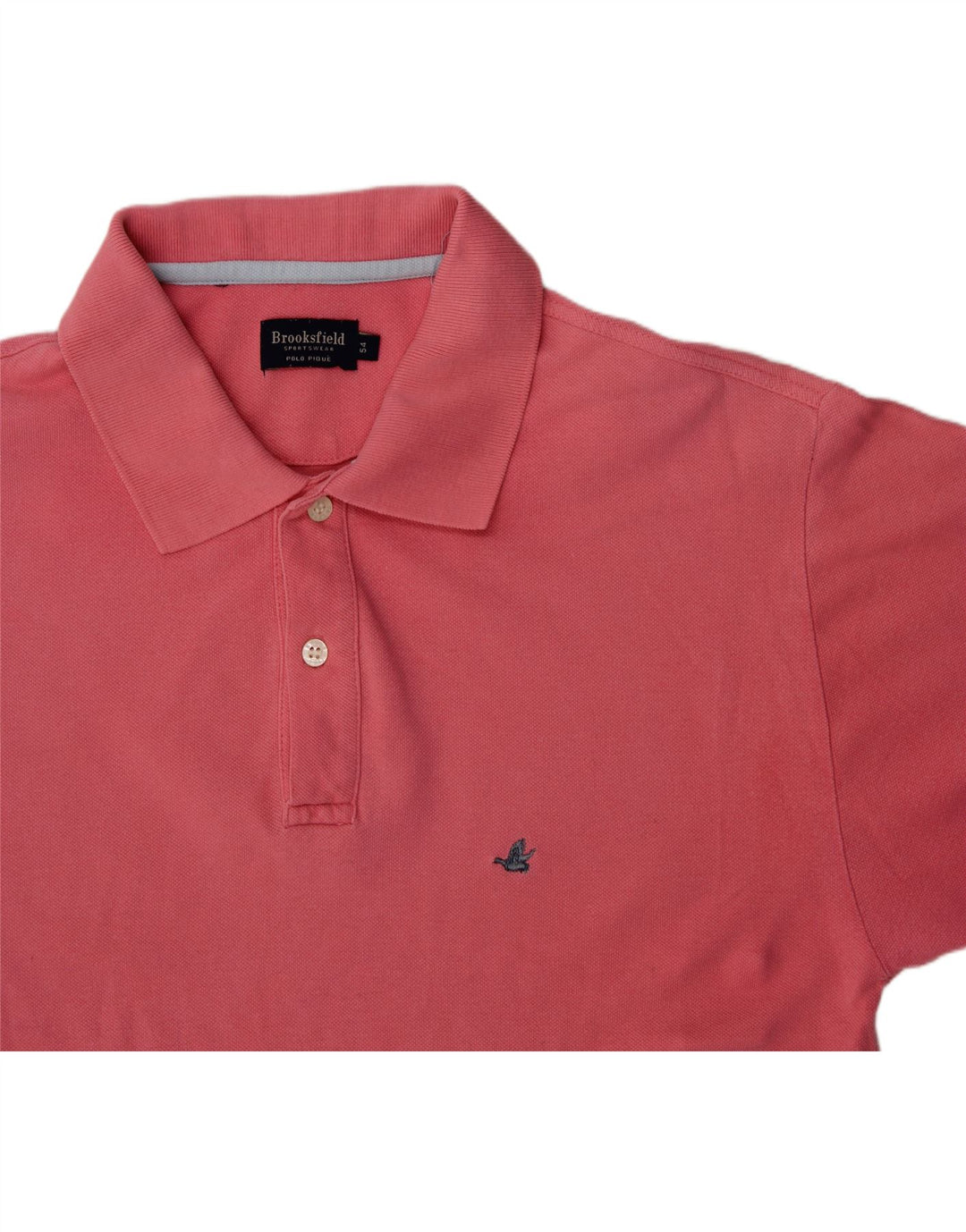 BROOKSFIELD Mens Polo Shirt IT 54 XL Pink Vintage Brooksfield and Second-Hand Brooksfield from Messina Hembry 