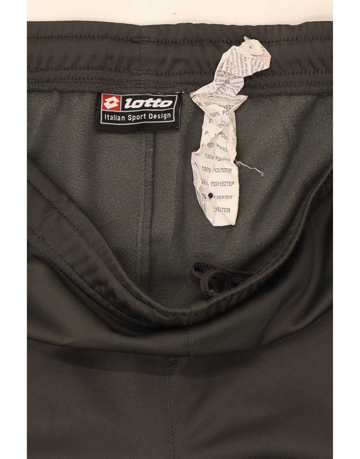 Lotto Herren-Trainingshose aus mittelgrauem Polyester