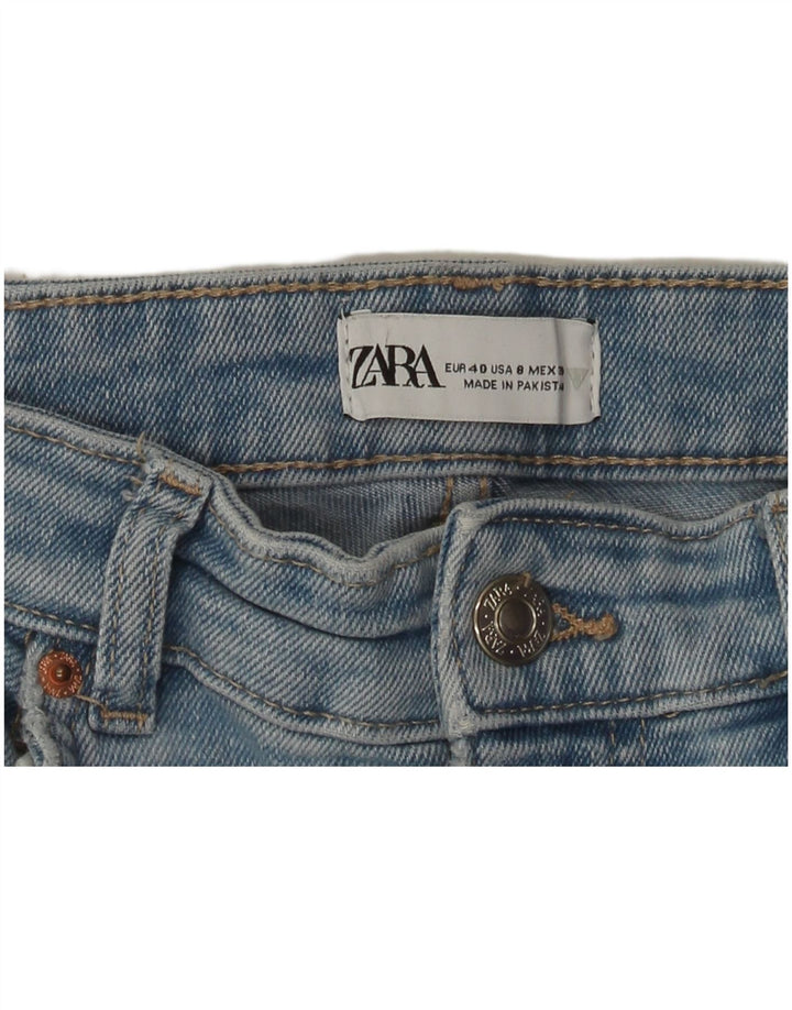 ZARA Damen Skinny Jeans EU 40 Medium W30 L29 Blau