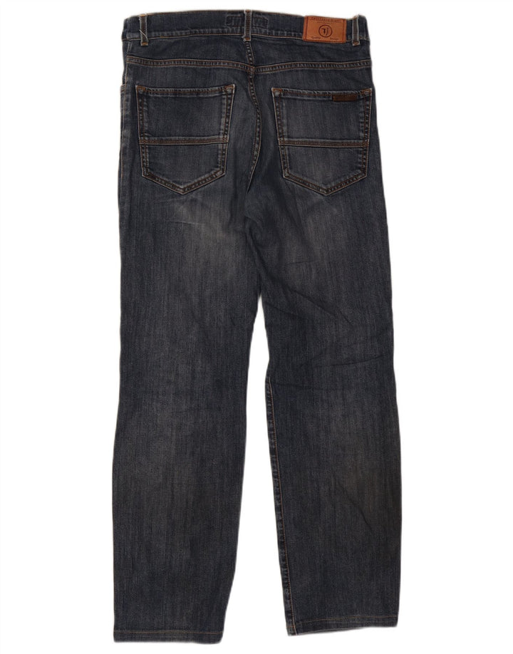 Trussardi Herren Straight Jeans W32 L28 Blau