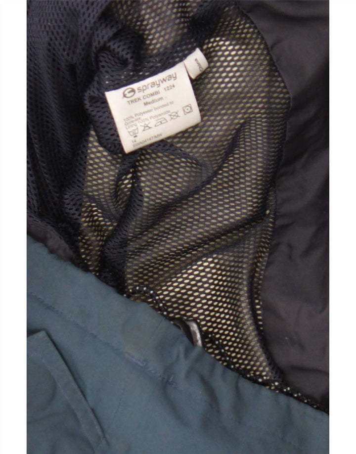 Sprayway Herren-Regenjacke mit Kapuze, UK 38, Mittel, Marineblau, Farbblock