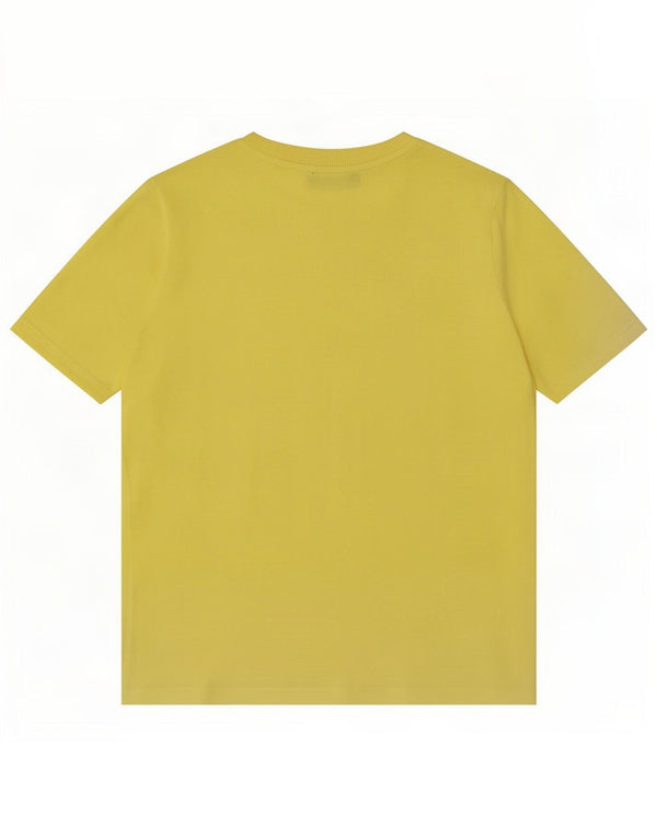 Zara Damen T-Shirt Top UK 14 Mittelgelb