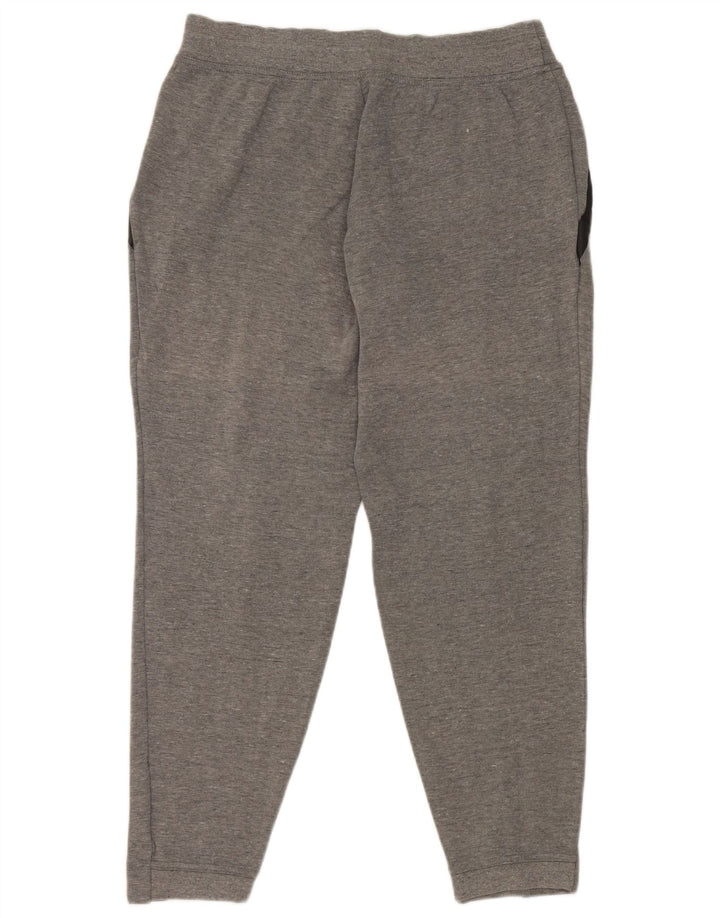 Nike Herren-Trainingshose, Jogginghose, groß, graue Farbblock-Baumwolle
