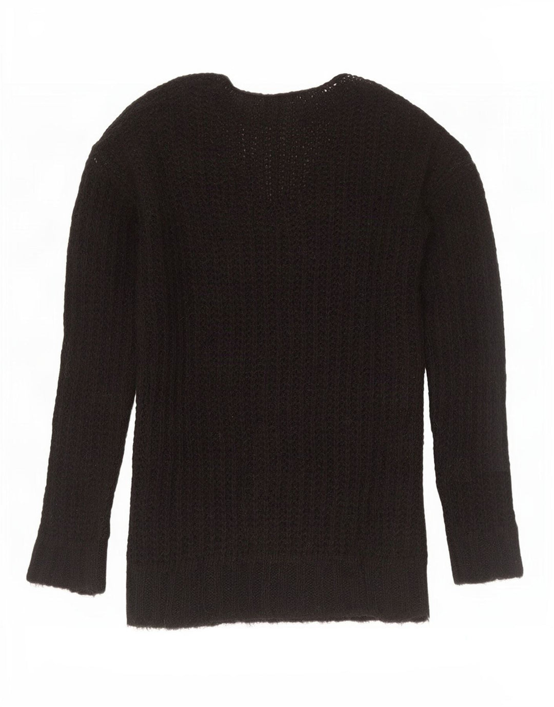 Zara Damen-Pullover mit V-Ausschnitt, Gr. 14, Mittelschwarz, Acryl