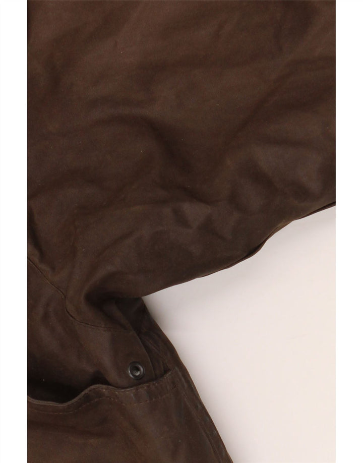 BARBOUR Herren Loose Fit Jacke aus gewachster Baumwolle UK 42 XL Braunes Polyurethan