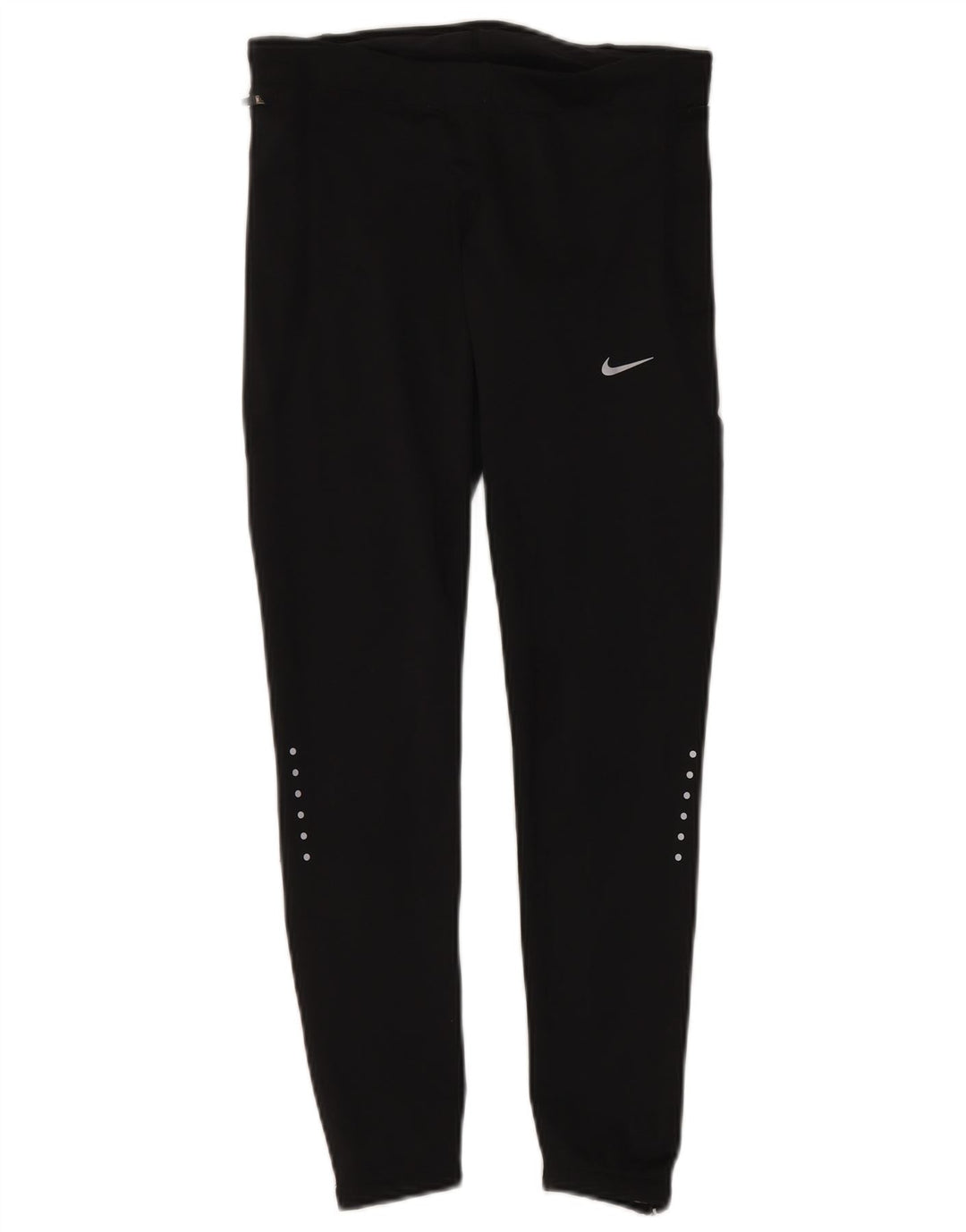 Nike Damen Leggings UK 10 Small Schwarz Polyester