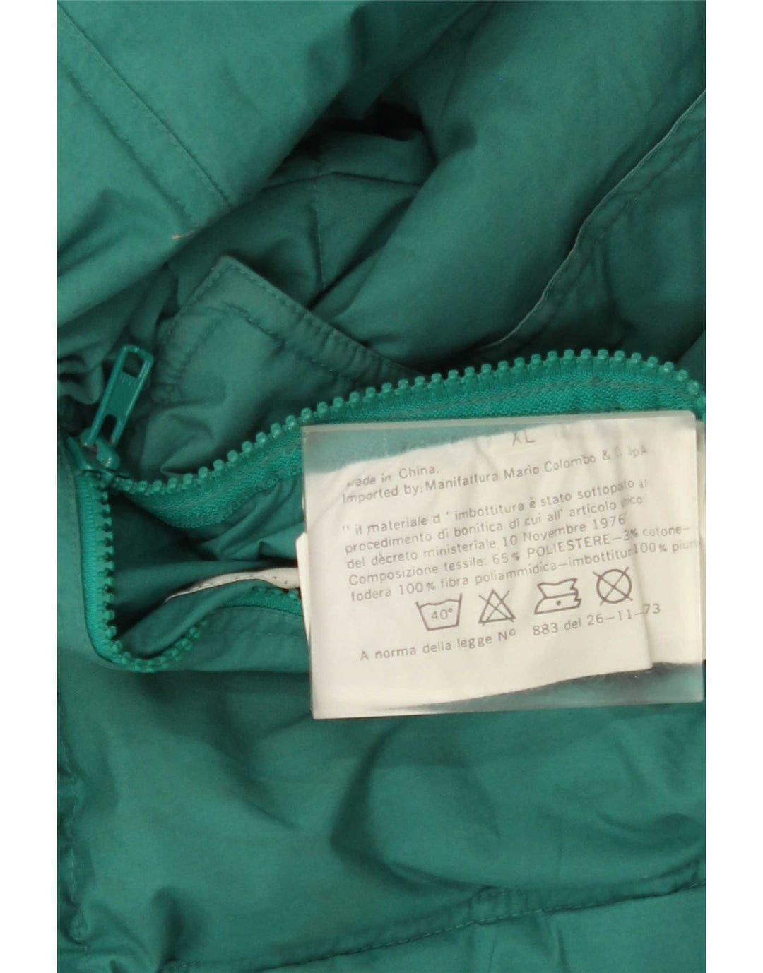 Vintage Herren Reversible wattierte Jacke UK 42 XL Mehrfarbiger Farbblock