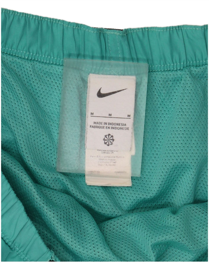 Nike Damen Badeshorts UK 14 Mittelgrünes Polyester