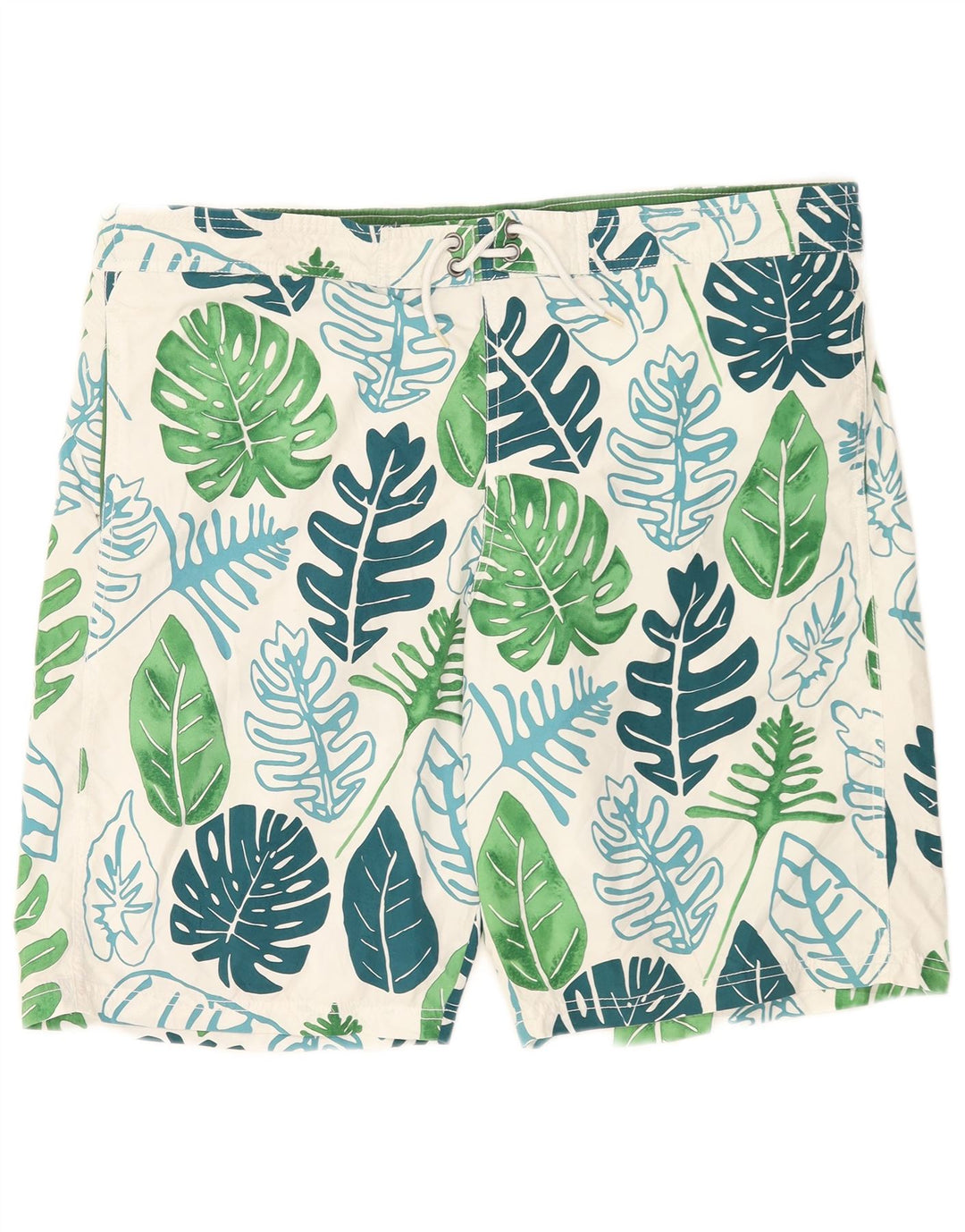 Marks & Spencer Herren Blue Harbour Badeshorts 2XL Weiß geblümt