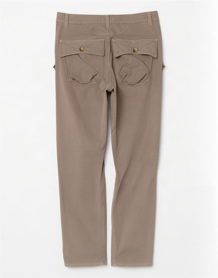 Vintage Herren Slim Cargohose W31 L30 Graue Baumwolle