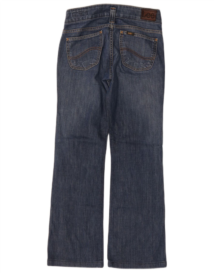Lee Damen Leola Bootcut Jeans W26 L28 Blaue Baumwolle